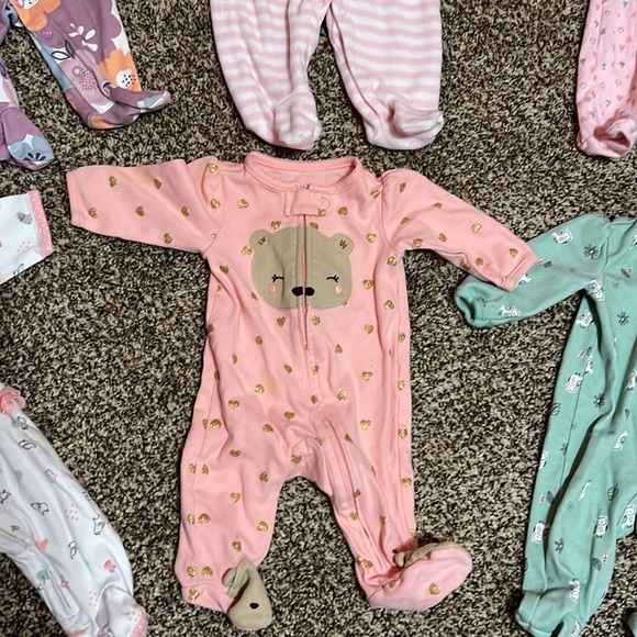 Carter's Pajamas 3 Month And 3 Month Baby Girl Sleepers Poshmark